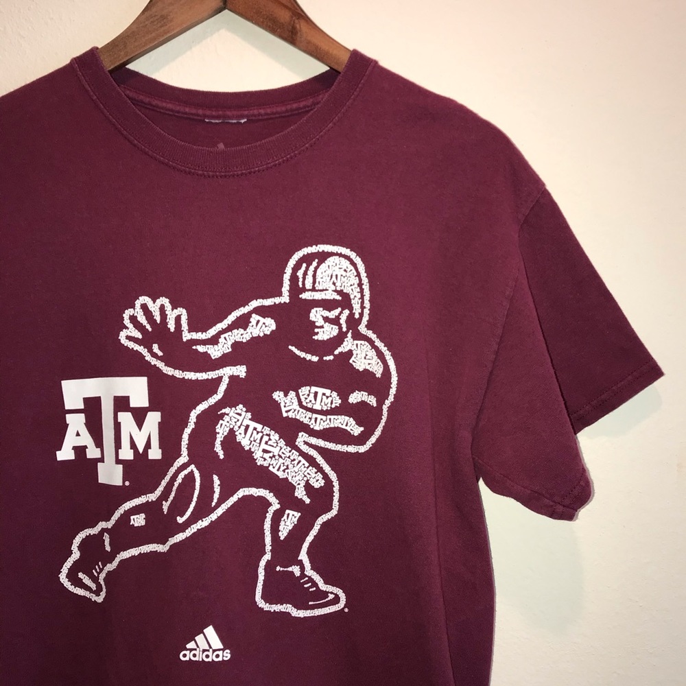 Adidas Texas A&M Monogram Graphic T-Shirt